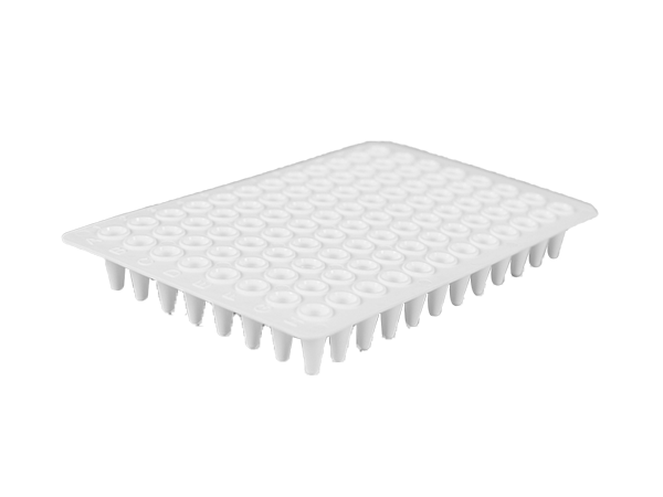 0.1ml 96孔PCR板 無裙邊 透明