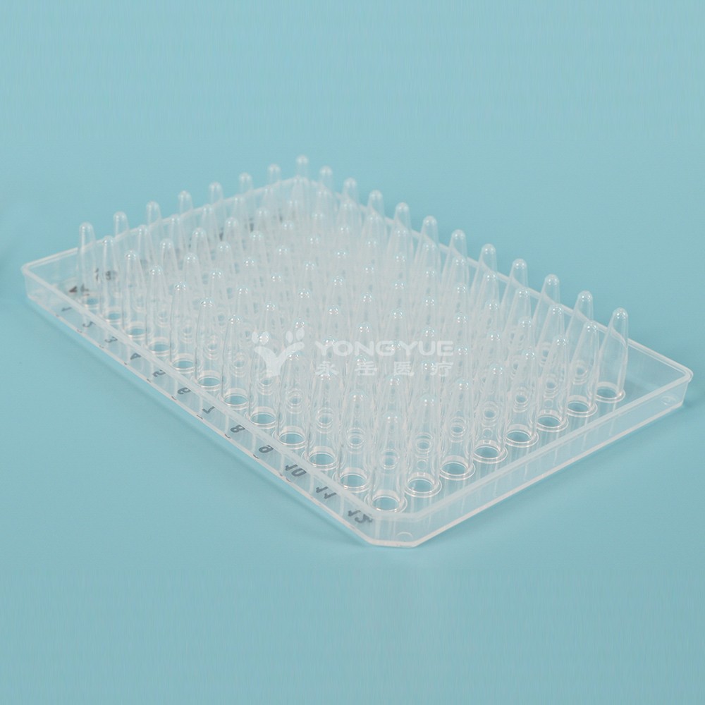 0.2ml 96孔PCR板 無裙邊 透明